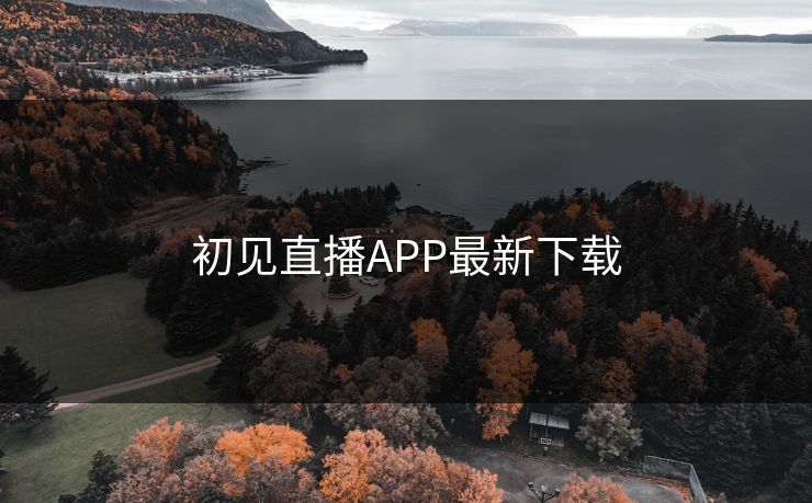 初见直播APP最新下载